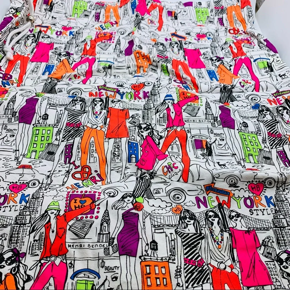 NWT Henri Bendel Drawstring Laundry Travel Bag 23” x 17” - Picture 2 of 4